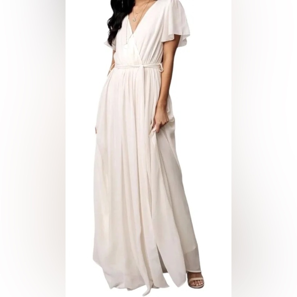 Baltic Born  Kristina maxi dress in Ivory